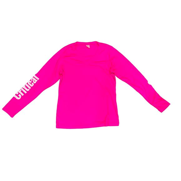 Hot pink shirt critical care. Sport tech. Medium long sleeve - Picture 2 of 15